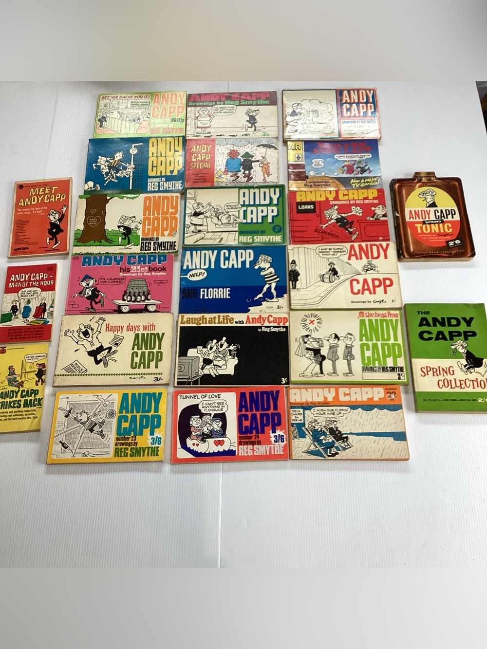 23 X Andy Capp Collectables Vintage Comic Cartoon Books 1960s 1970s